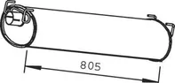 Střední tlumič výfuku DINEX (DX 28408)