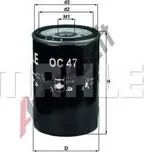 Olejový filtr MAHLE (OC47OF)