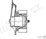 Vnitřní ventilátor Hella (8EW 009…