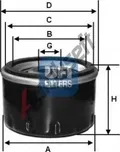 Olejový filtr UFI (23.118.00) RENAULT