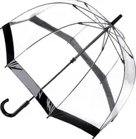 Fulton Dámský průhledný holový deštník Birdcage 1 Black L041-1