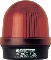 Trvalé osvětlení Werwa 200, 12-240 V, IP65, červená