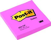 Bloček Post-it 654NP, růžový (100 lístků)