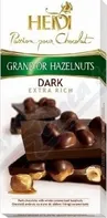 Čokoláda HEIDI Grand´or whole hazelnuts dark 100g