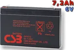 Baterie CSB GP672 F2, 7,2Ah, 6V