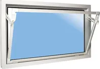 ACO sklepní celoplastové okno s IZO sklem 60 x 40 cm