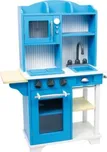 Dětská dřevěná modrá kuchyňka