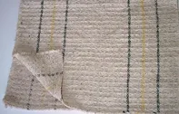 Hadr tkaný bílý na podlahu 80 x 50 cm