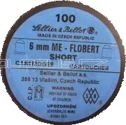 Flobertové náboje cal. 6mm kulička 100ks