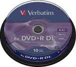 Verbatim DVD+R Double Layer 8x 10ks…