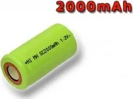 Nabíjecí průmyslový článek, baterie NiMh Sub-C SC 1,2V 2000mAh