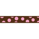 Red Dingo obojek Pink Spots on Brown…