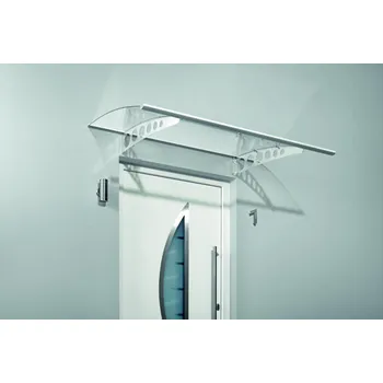 Stříška nad vchodové dveře Gutta Guttavordach PT/ET vchodová stříška 300 x 90 cm stříbrná