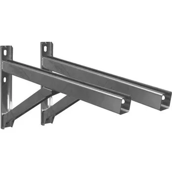 Nábytkové kování DW stěnová vzpěra k základové desce L=500mm (DW stěnová vzpěra k základové desce L=500mm)