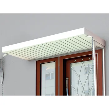 Stříška nad vchodové dveře Gutta Guttavordach NM vchodová stříška 150 x 90 cm bílá