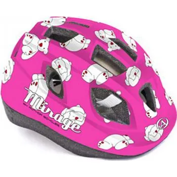 Cyklistická přilba Author Mirage Inmold 161 růžová/medvídek
