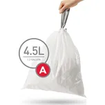 Sáčky do odpadkového koše 4,5 L, Simplehuman typ A, zatahovací, 30 ks v balení, 15 µm