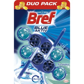 WC čistič Bref Blue Aktiv 2 × 50 g