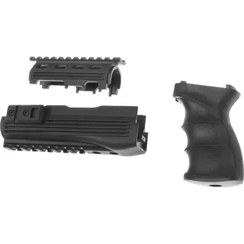 RIS předpažbí AK-47, ergonomická pažbička, Cyma