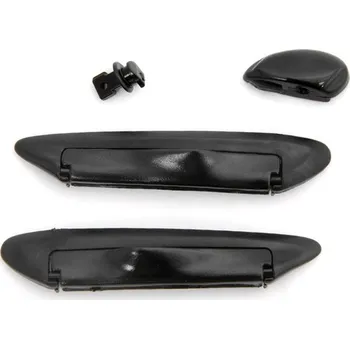 Helma na motorku Arai Větráčky plexi L-typ / I-typ + zámeček pro integrální přilby Arai - více modelů, černé Černá