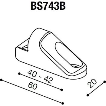 Zrcátko pro motocykl Rizoma Montážní adaptér BS743B pro zpětná zrcátka RIZOMA do kapotáže - pro motocykly KAWASAKI, SUZUKI, MV AGUSTA, černý, (1kus) Černá