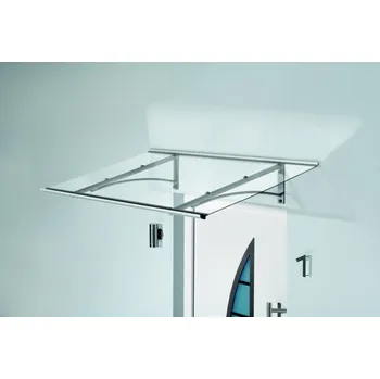 Stříška nad vchodové dveře Gutta Guttavordach PT/GR vchodová stříška 160 x 90 cm