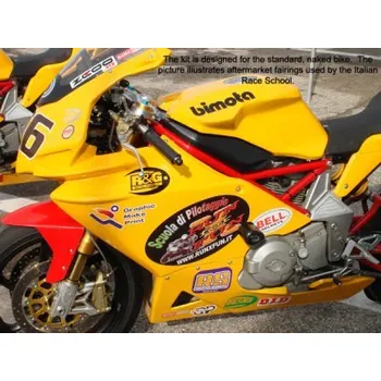 R&G Racing Aero padací chrániče, Bimota DB5, černé