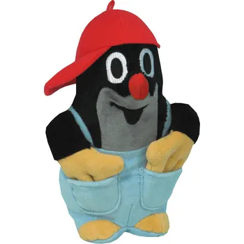 Dětské zboží MÚ Brno Plyšový Krteček 25cm, v kalhotkách s červenou kšiltovkou - plyšové hračky