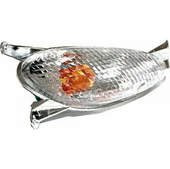 Osvětlení pro motocykl Moped91 Blinkr přední pravý KYMCO DINK / YAGER 50-125-150 komplet průsvitný