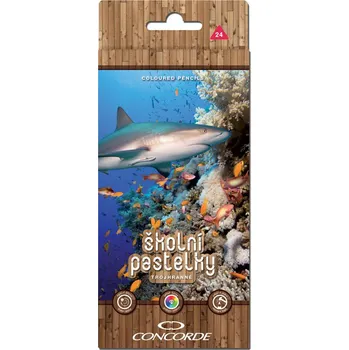 Pastelka Pastelky CONCORDE Classic trojhranné 24ks, Moře