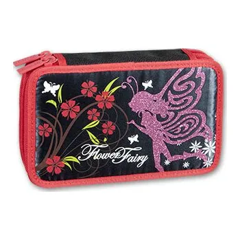 Penál Concorde Penál 2 patrový Víly - 2 druhy Barva: Červená