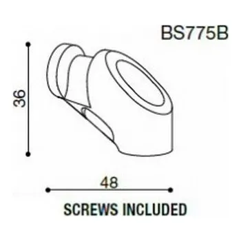 Zrcátko pro motocykl Rizoma Závitová redukce BS775B pro zpětná zrcátka RIZOMA do kapotáže pro skútr YAMAHA T-MAX, černý Černá