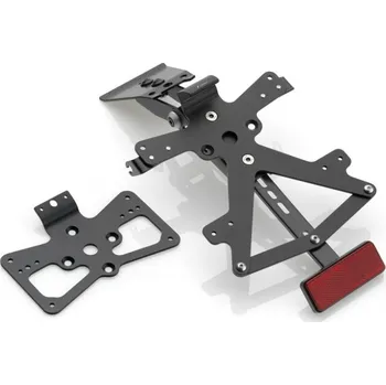 Držák SPZ Rizoma Nastavitelný držák RIZOMA s osvětlením SPZ a odrazkou pro motocykly HONDA CB 650 F ABS Černá