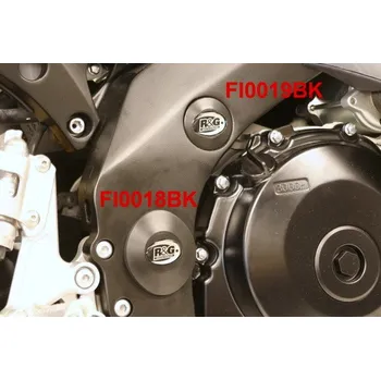 R&G Racing Zátka do rámu, horní, levá nebo pravá, Suzuki GSX-R1000 '07-, černá