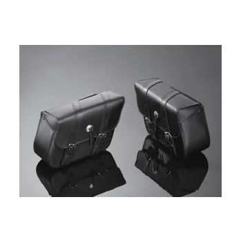 Zavazadlo na motocykl Highway Hawk Motocyklové brašny Highway Hawk HOUSTON, TEK kůže (2ks) Černá