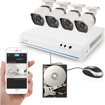 Kompletní kamerový systém Recenze ZMODO 720P sPoE 8CH NVR + 4x IP CAM + 1TB HDD