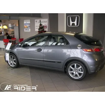 Lišta karosérie Boční lišty dveří Honda Civic VIII 5D Hatchback 2005-2011 • Rider