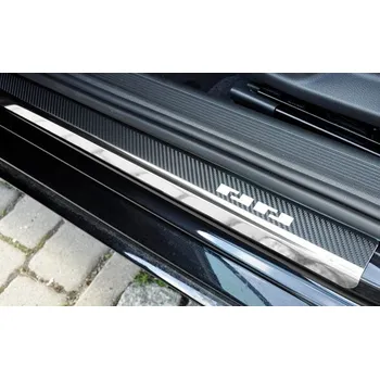 Tuning Prahové lišty VW Touareg III 2019- • nerez s karbonem • Alu-Frost