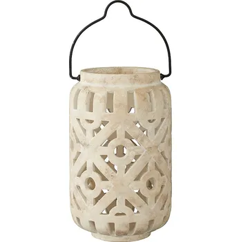 Dekorativní svítidlo Lene Bjerre keramická lucerna Salva béžová 14 x 22,5 cm