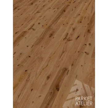 dřevěná podlaha Dřevěná podlaha Scheucher dub Country V4 fáze kartáčovaná SAHARA voskový olej - doprava zdarma