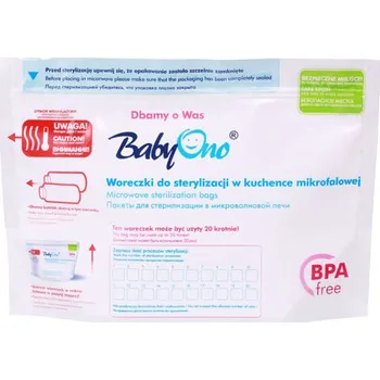 UV sterilizátor Babyono sáčky do mikrovlnné trouby k sterilizaci