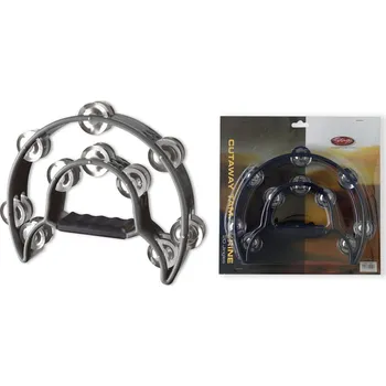 Tamburína Stagg TAB-1 BK, tamburína dvouřadá, černá