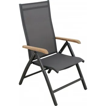 Doppler Concept křeslo antracit teak