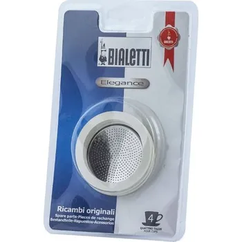 Moka konvice Těsnění Bialetti nerezový kávovar 4 šálky