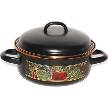 Hrnec Belis smaltovaný rendlík Gold 16 cm