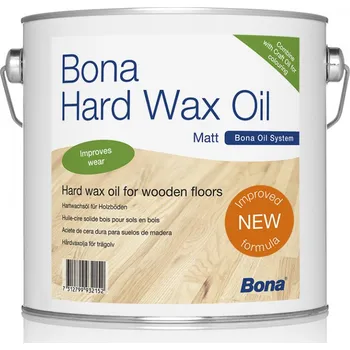 Lak na dřevo Bona Bona olej tvrdý voskový MAT 2,5 l - doprava zdarma