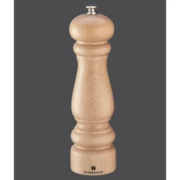 Mlýnek na koření Zassenhaus POTSDAM - Mlýnek na pepř přírodní buk 20 cm