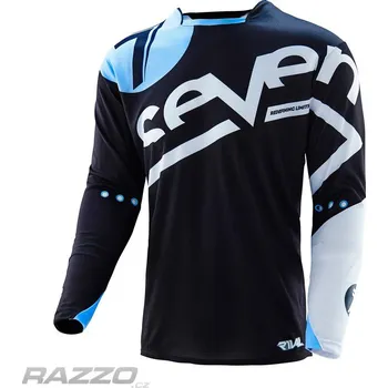 cyklistický dres Pánský dres SEVEN Rival Zone Jersey Black 2016 L