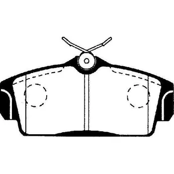 Brzdová destička Brzdové destičky Nipparts J3601068