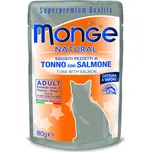 Monge Natural kapsička tuňák v želé/losos 80 g